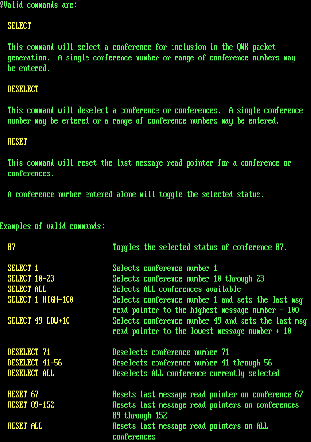 ANSI art: QSOCHLP.ANS